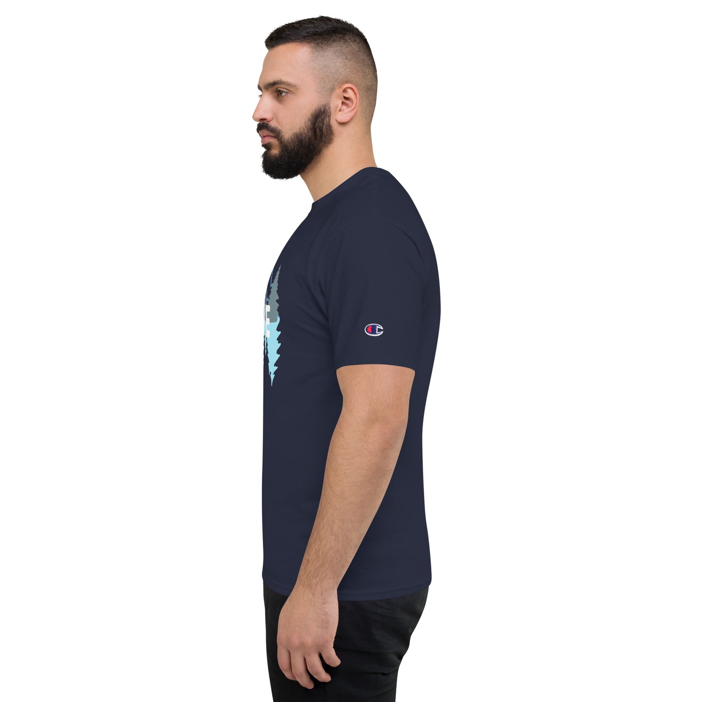 LOVE Nature Mountains Men's Champion T-Shirt TeeSpect