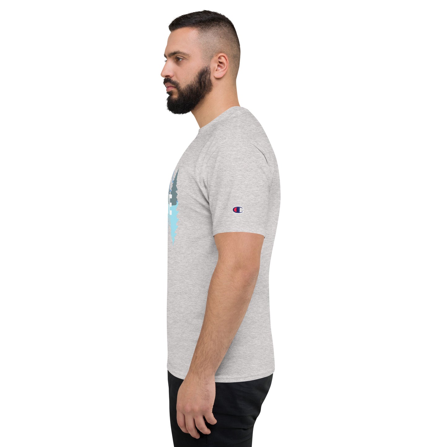 LOVE Nature Mountains Men's Champion T-Shirt TeeSpect