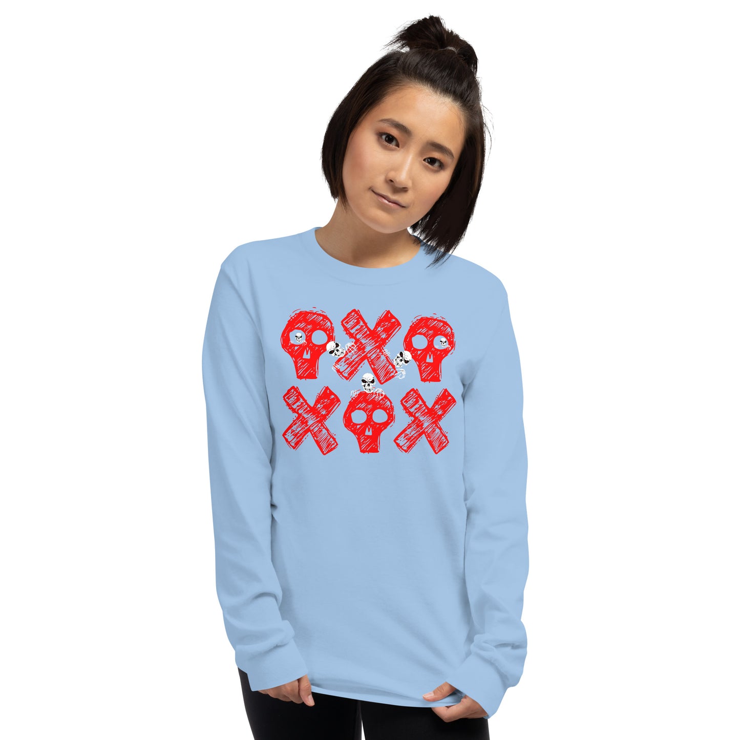 Spooky Show Peek-A-Boo Halloween Ghouls Men's Long Sleeve T-Shirt TeeSpect