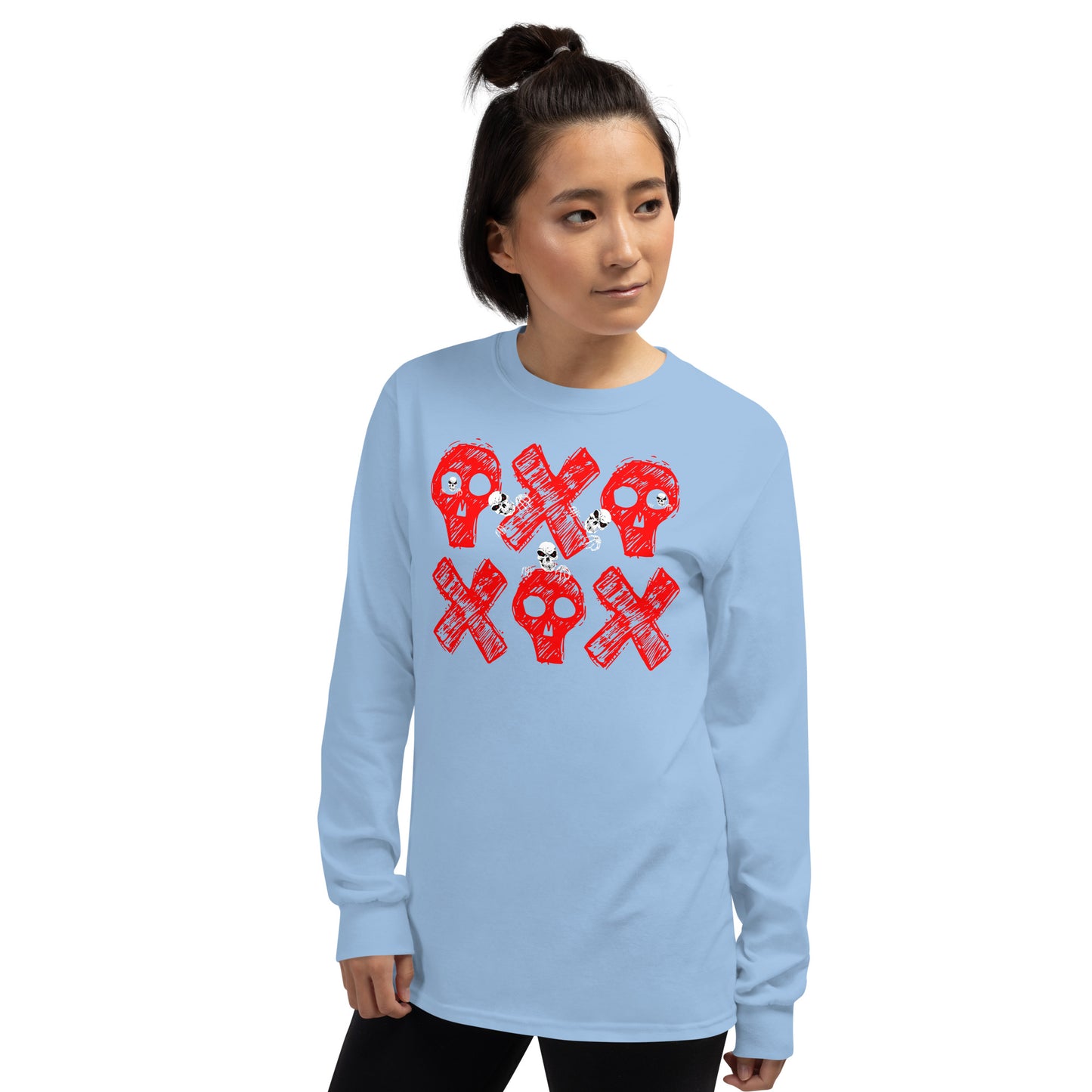Spooky Show Peek-A-Boo Halloween Ghouls Men's Long Sleeve T-Shirt TeeSpect