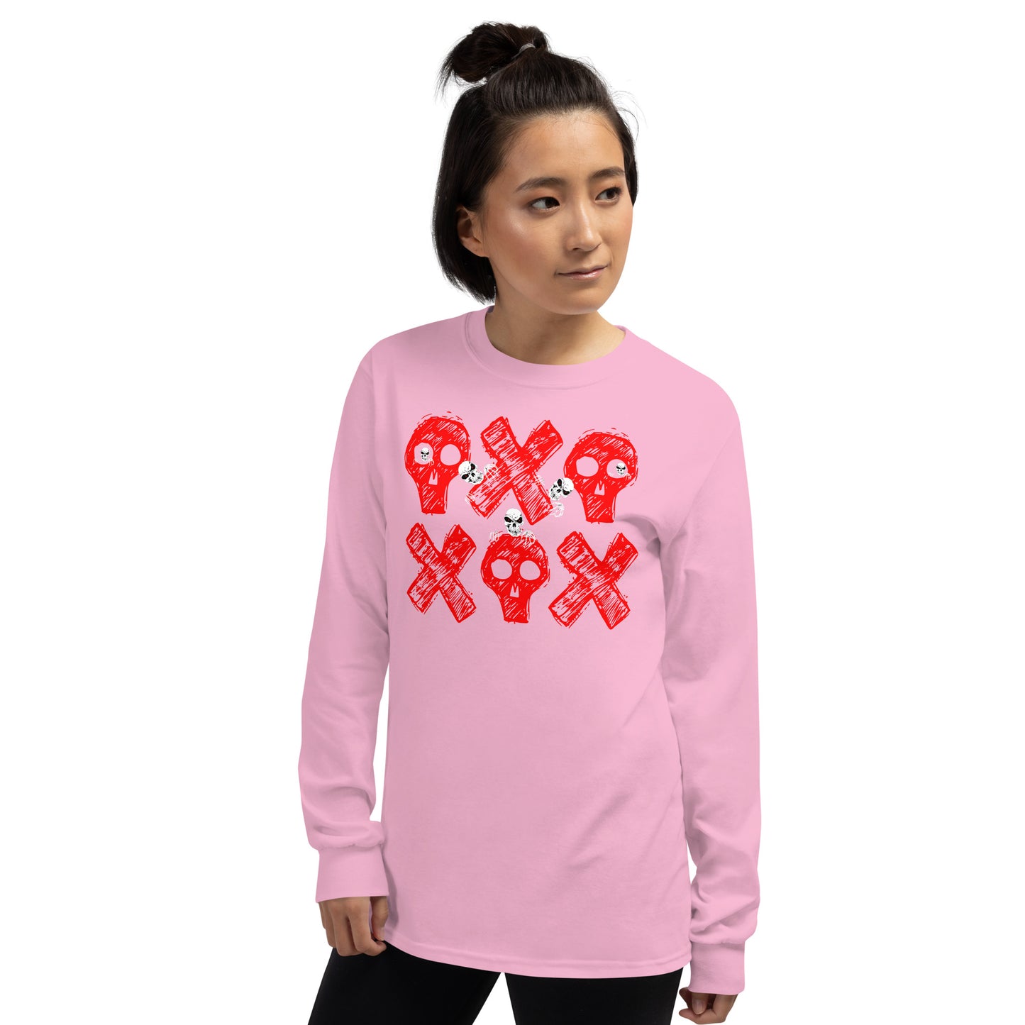 Spooky Show Peek-A-Boo Halloween Ghouls Men's Long Sleeve T-Shirt TeeSpect
