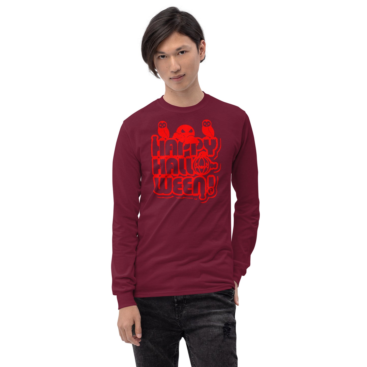 Happy Halloween! Men's Long Sleeve Shirt TeeSpect