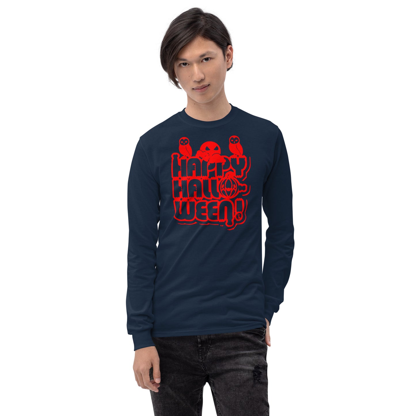 Happy Halloween! Men's Long Sleeve Shirt TeeSpect