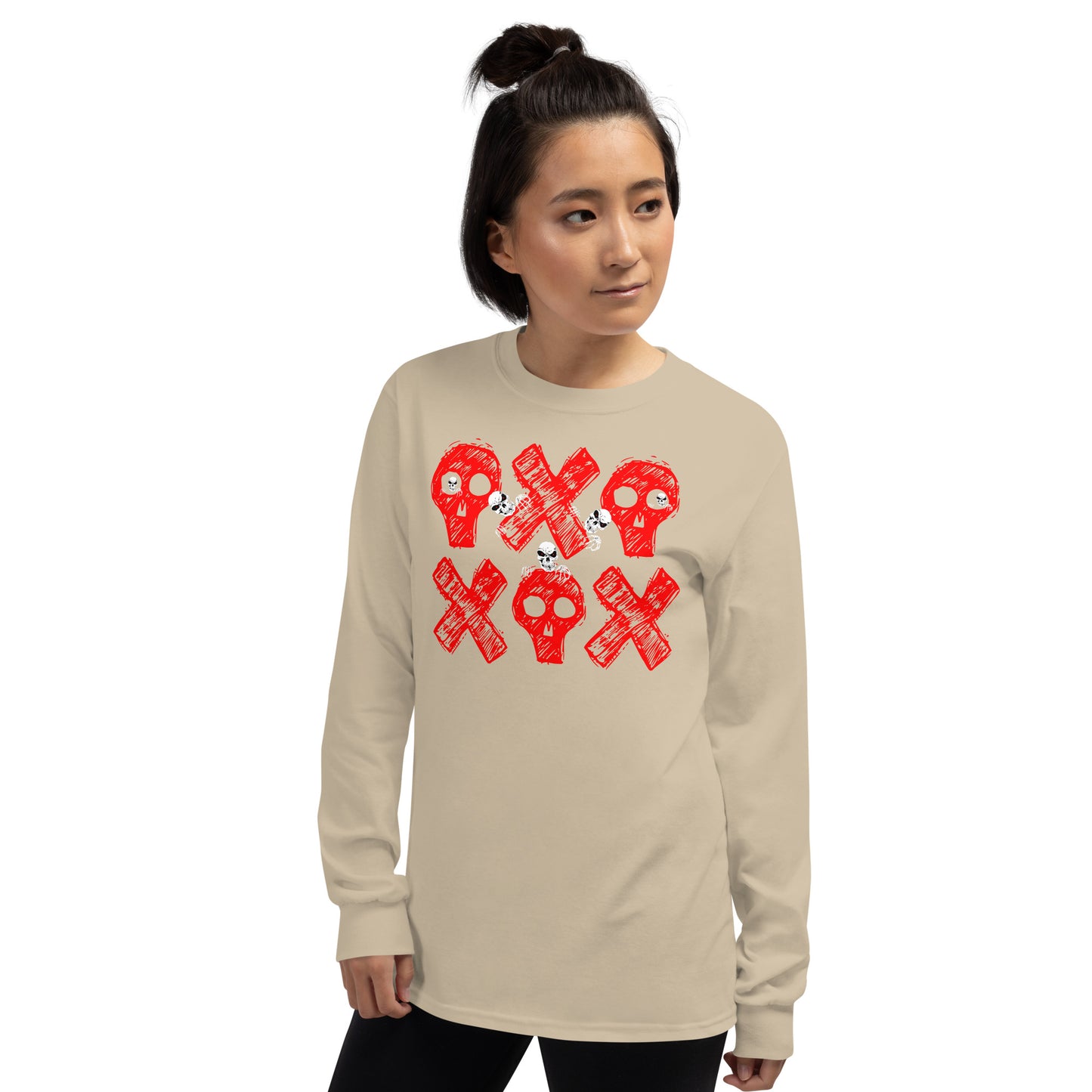 Spooky Show Peek-A-Boo Halloween Ghouls Men's Long Sleeve T-Shirt TeeSpect