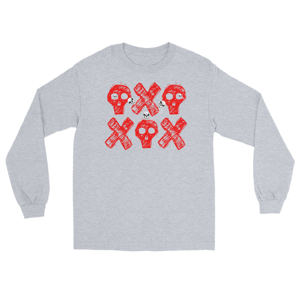 Spooky Show Peek-A-Boo Halloween Ghouls Men's Long Sleeve T-Shirt TeeSpect