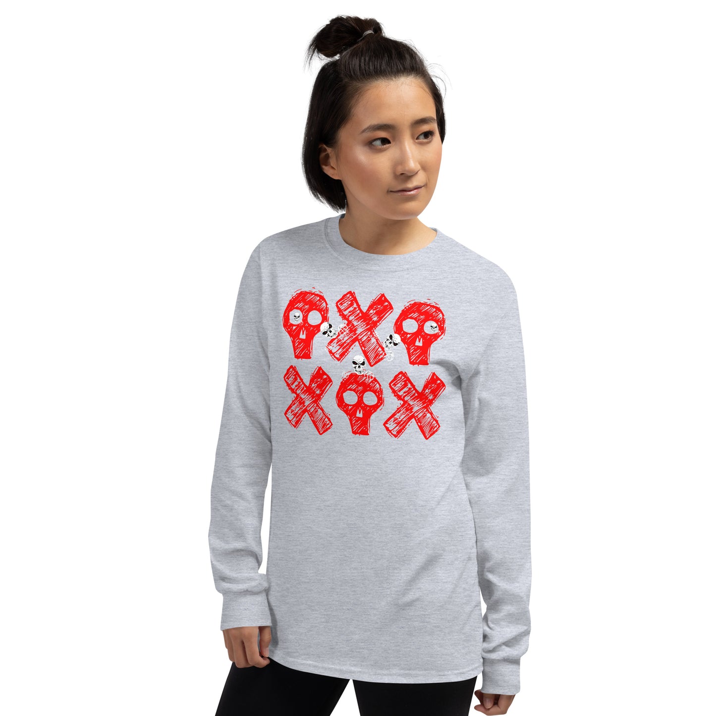 Spooky Show Peek-A-Boo Halloween Ghouls Men's Long Sleeve T-Shirt TeeSpect