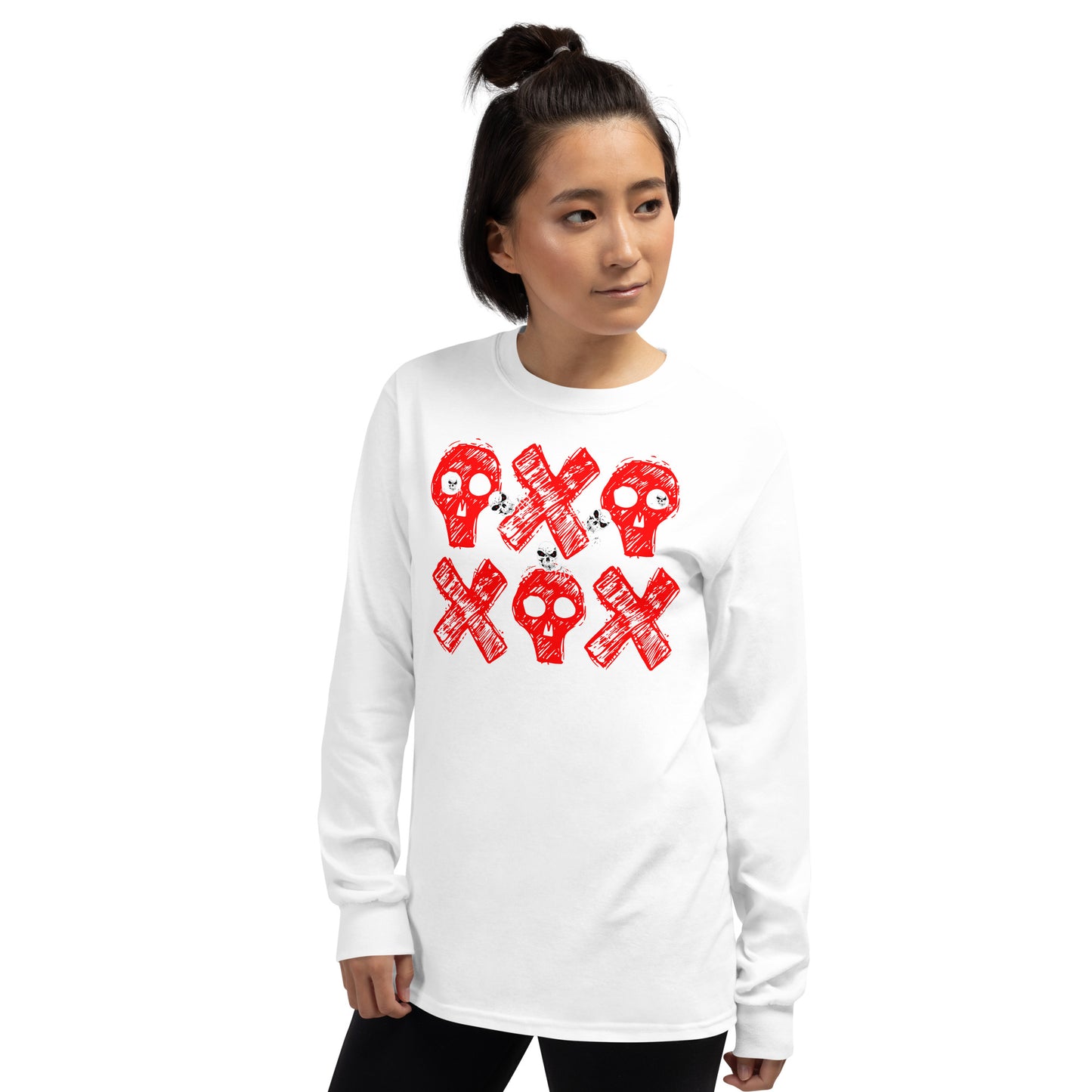 Spooky Show Peek-A-Boo Halloween Ghouls Men's Long Sleeve T-Shirt TeeSpect