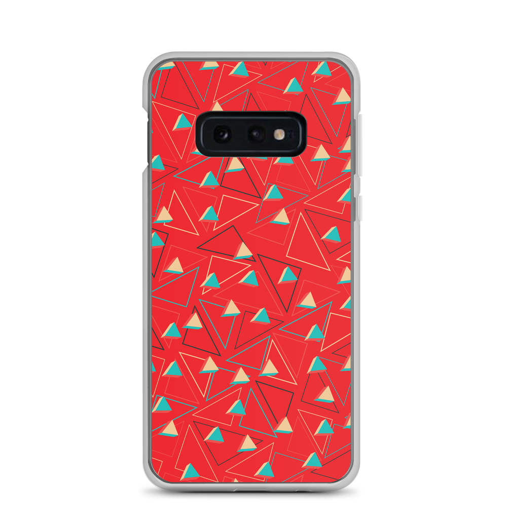 Triangular Candied Red Samsung Case TeeSpect
