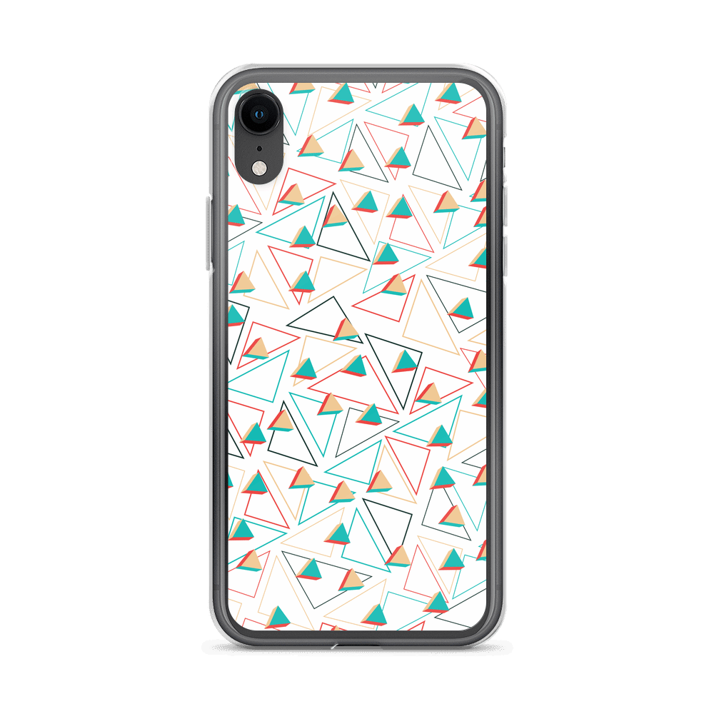 Triangular Candied White iPhone Case TeeSpect