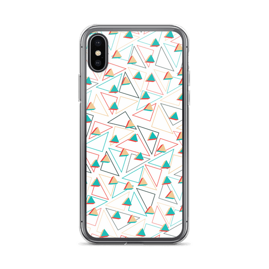 Triangular Candied White iPhone Case TeeSpect
