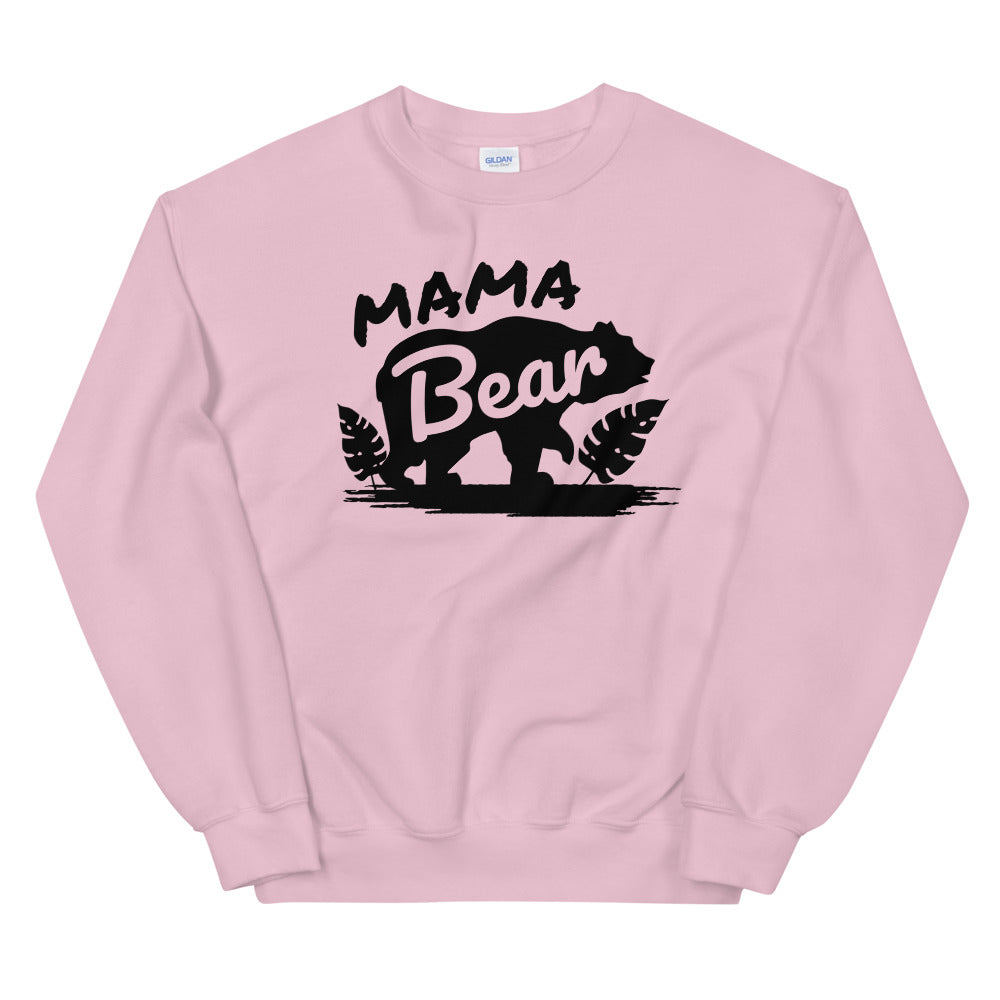 Mama Bear, Warm, Soft Feel, Pre-Shrunk Classic Fit Crew Neck Sweatshirt TeeSpect
