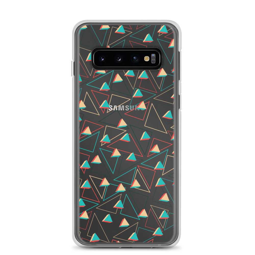Triangular Candied Clear Samsung Case TeeSpect