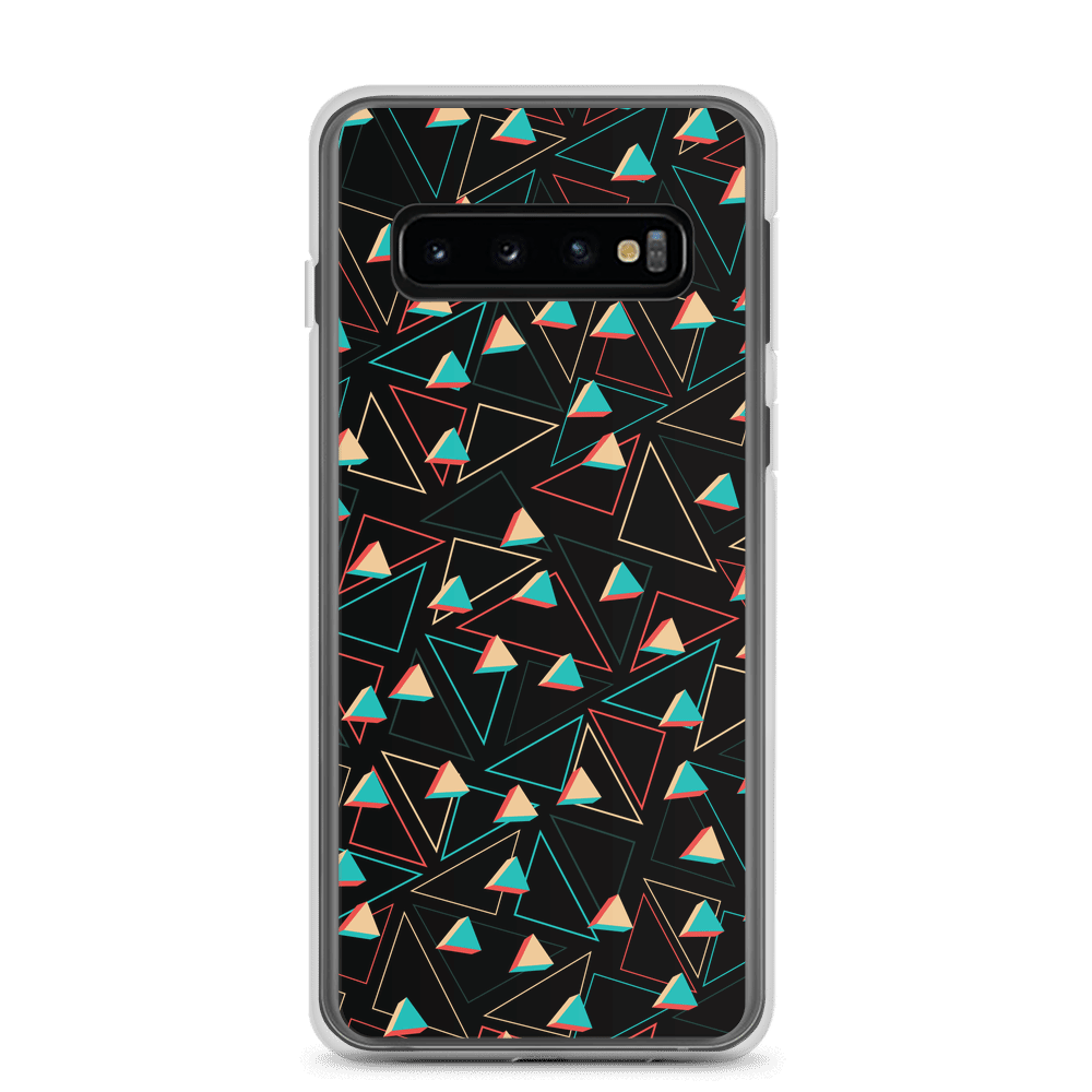 Triangular Candied Black Samsung Case TeeSpect