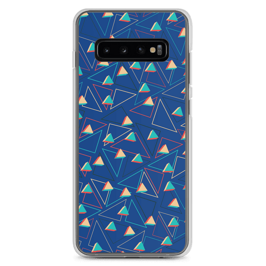 Triangular Candied Blue Samsung Case TeeSpect
