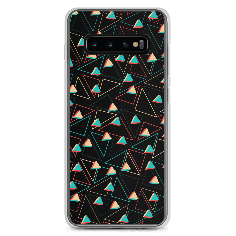 Triangular Candied Black Samsung Case TeeSpect