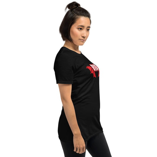 Boo Bat Wings Softstyle Short-Sleeve Unisex T-Shirt TeeSpect