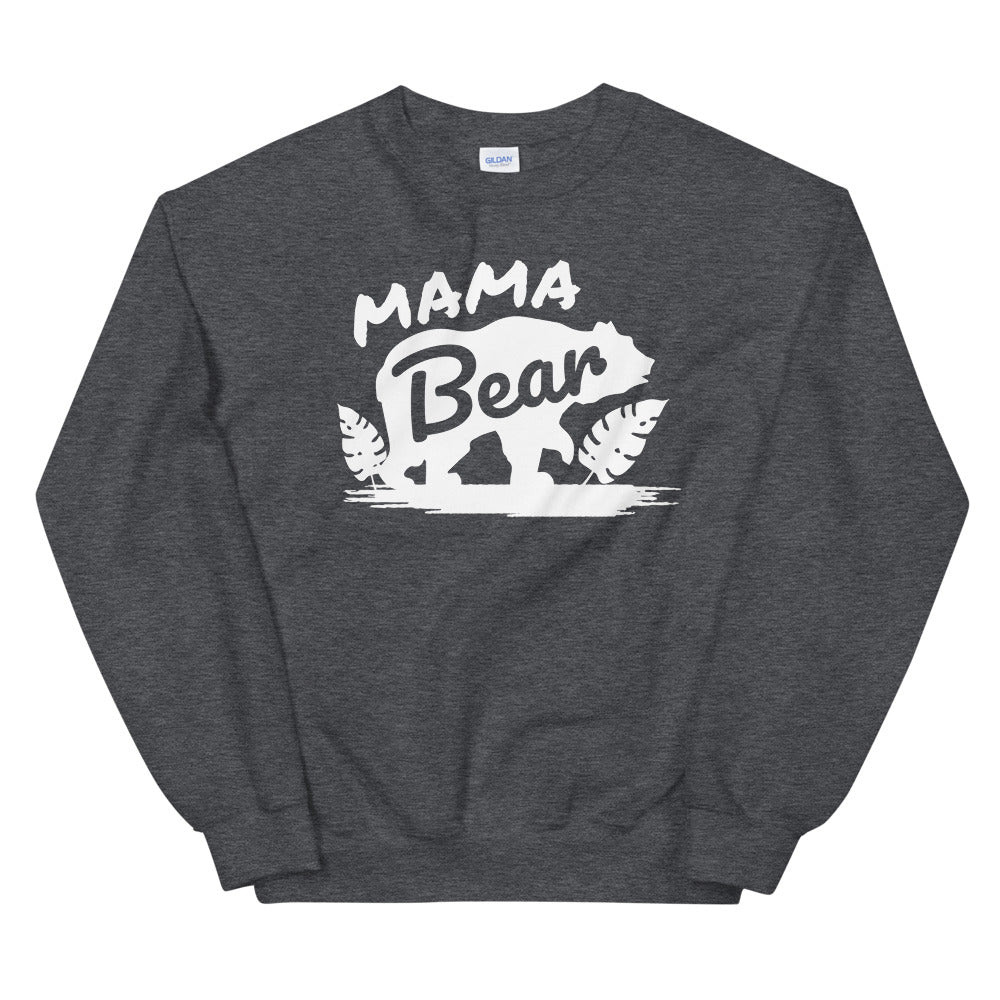 Mama Bear, Warm, Soft Feel, Pre-Shrunk Classic Fit Crew Neck Sweatshirt TeeSpect