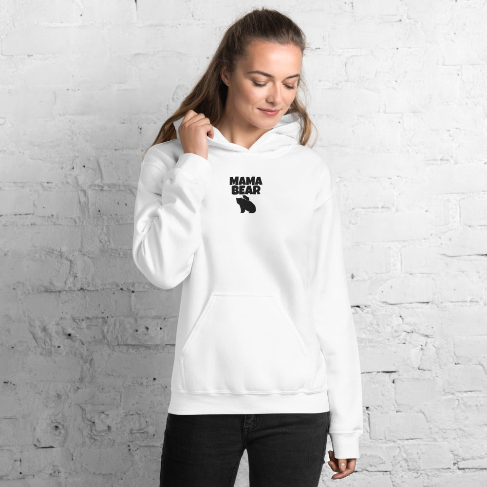 BOLD Mama Bear Embroidered Multiple Colors Mothers, Mom, Mother's Day Soft, Smooth, And Stylish Heavy Blend Hoodie TeeSpect