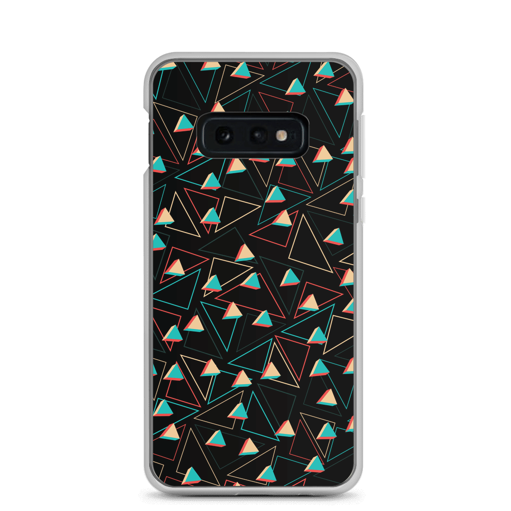 Triangular Candied Black Samsung Case TeeSpect