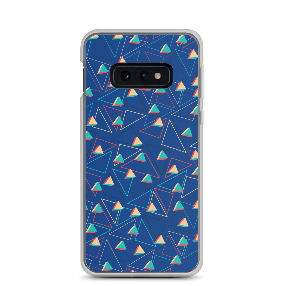 Triangular Candied Blue Samsung Case TeeSpect