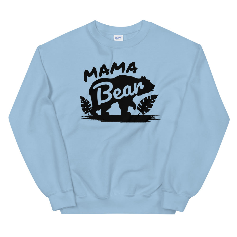 Mama Bear, Warm, Soft Feel, Pre-Shrunk Classic Fit Crew Neck Sweatshirt TeeSpect