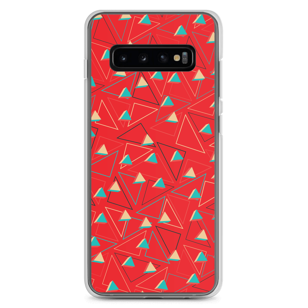 Triangular Candied Red Samsung Case TeeSpect