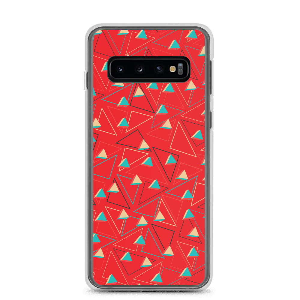 Triangular Candied Red Samsung Case TeeSpect