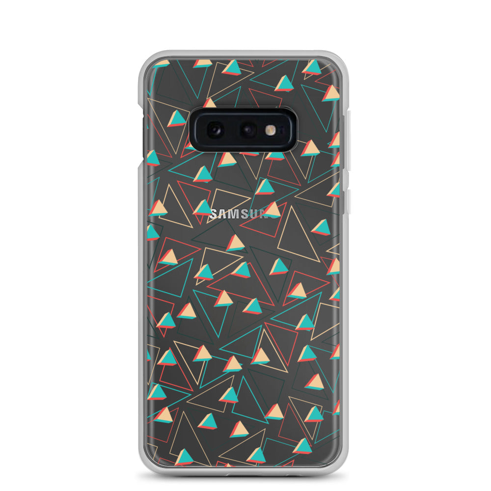 Triangular Candied Clear Samsung Case TeeSpect