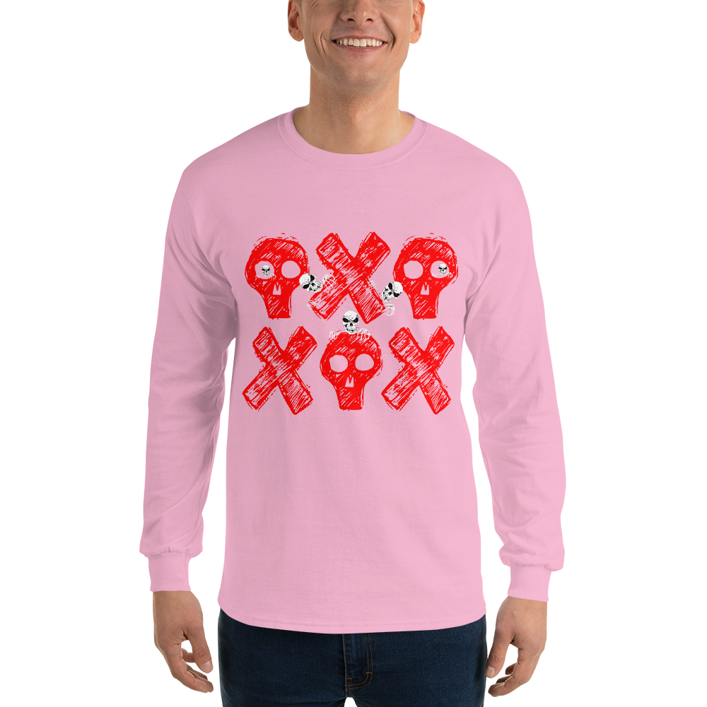 Spooky Show Peek-A-Boo Halloween Ghouls Men's Long Sleeve T-Shirt TeeSpect