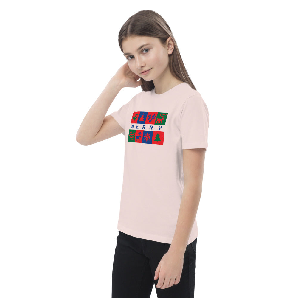 Merry Box Organic Cotton Kids T-Shirt | Stanley/Stella STTK909 TeeSpect