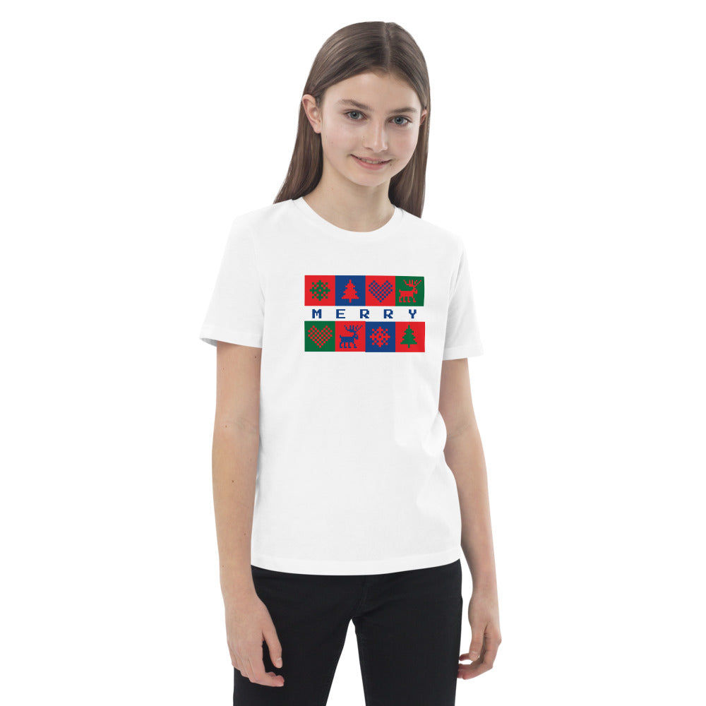 Merry Box Organic Cotton Kids T-Shirt | Stanley/Stella STTK909 TeeSpect