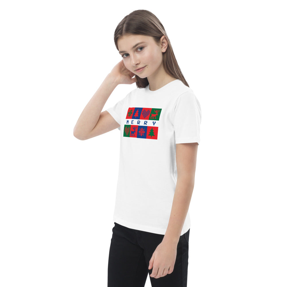 Merry Box Organic Cotton Kids T-Shirt | Stanley/Stella STTK909 TeeSpect