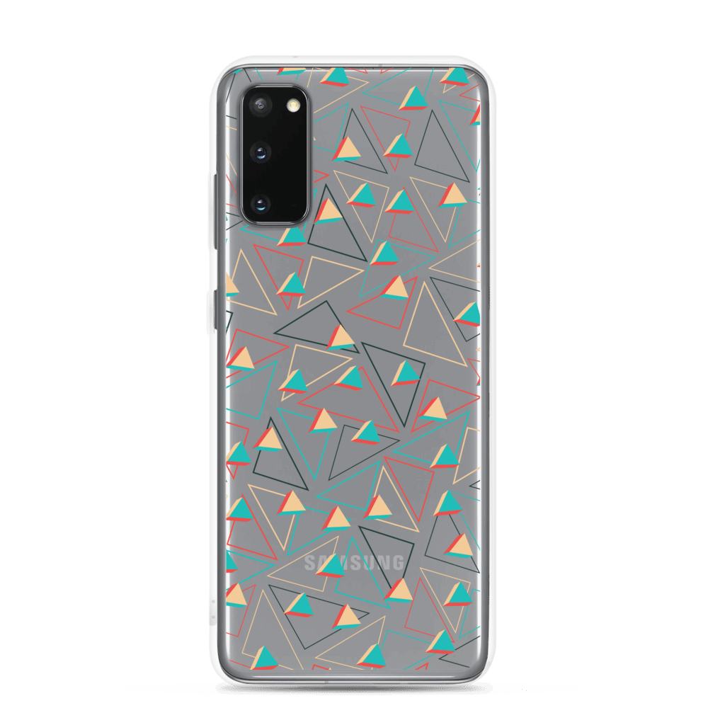 Triangular Candied Clear Samsung Case TeeSpect