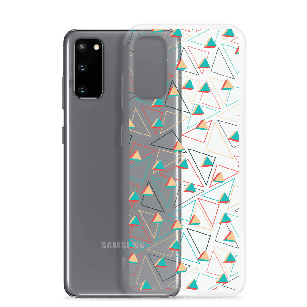Triangular Candied Clear Samsung Case TeeSpect