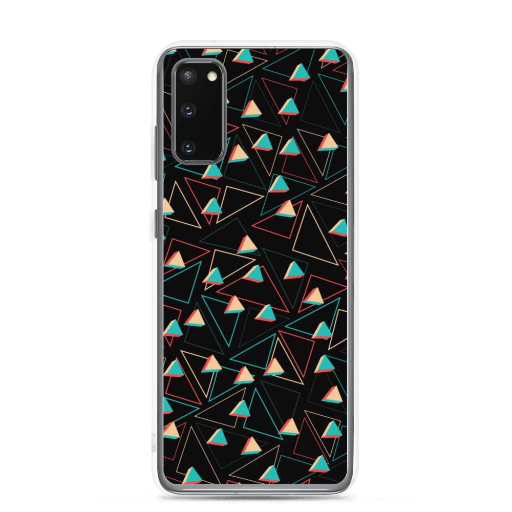 Triangular Candied Black Samsung Case TeeSpect