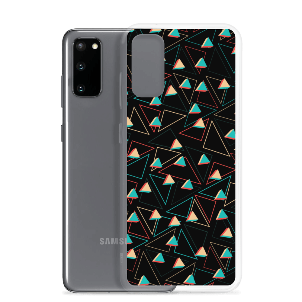 Triangular Candied Black Samsung Case TeeSpect