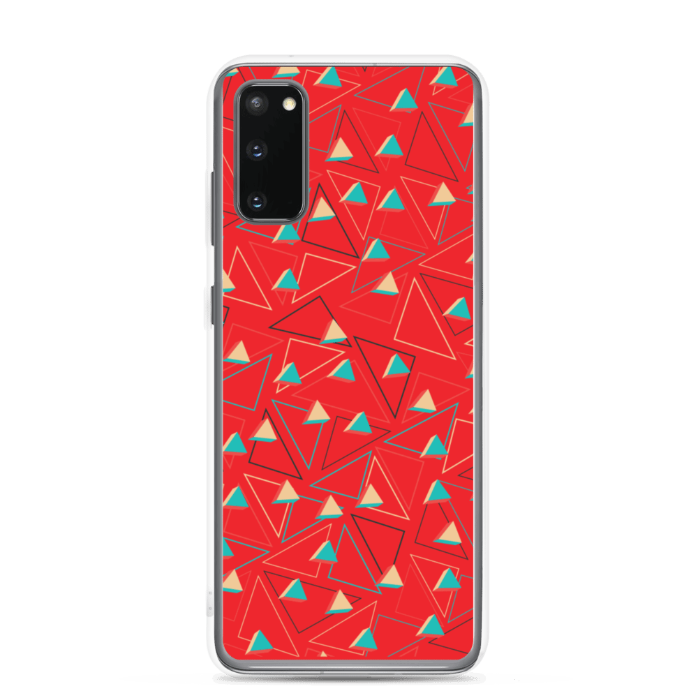 Triangular Candied Red Samsung Case TeeSpect