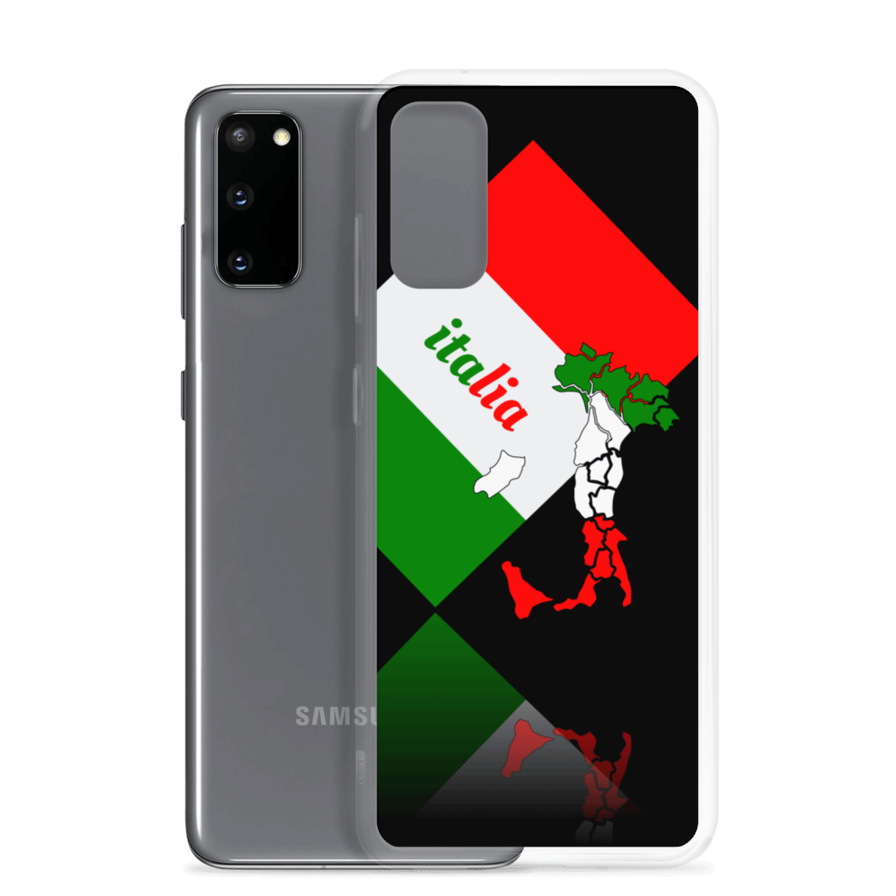 Elegant Italia - Italy Flag And Map Samsung Black Case TeeSpect
