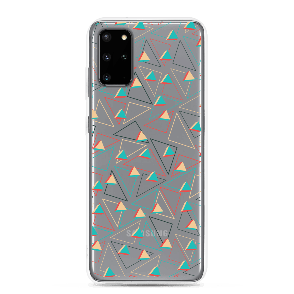 Triangular Candied Clear Samsung Case TeeSpect