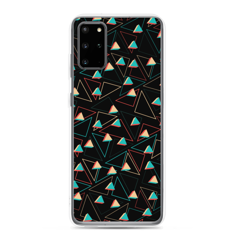 Triangular Candied Black Samsung Case TeeSpect