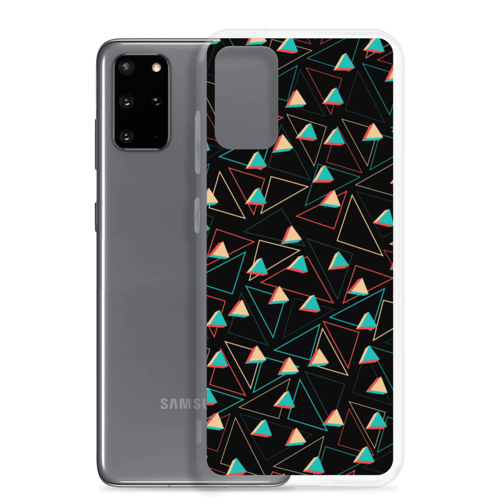 Triangular Candied Black Samsung Case TeeSpect