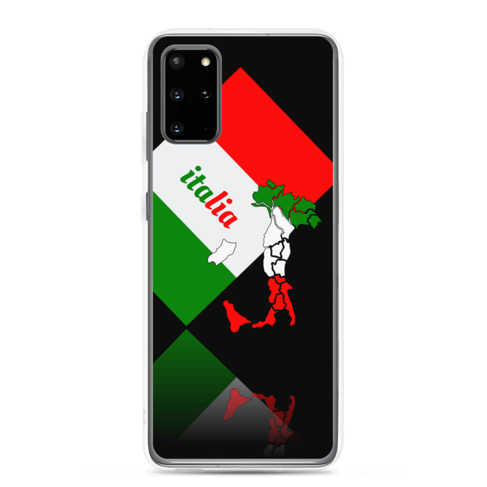 Elegant Italia - Italy Flag And Map Samsung Black Case TeeSpect