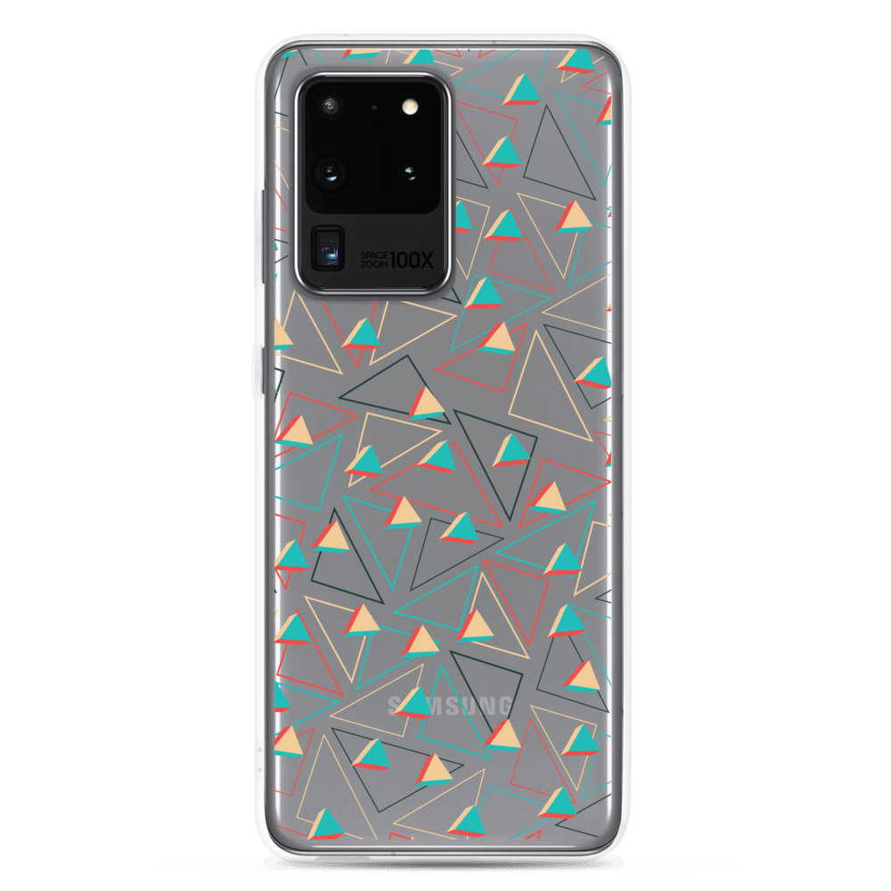 Triangular Candied Clear Samsung Case TeeSpect