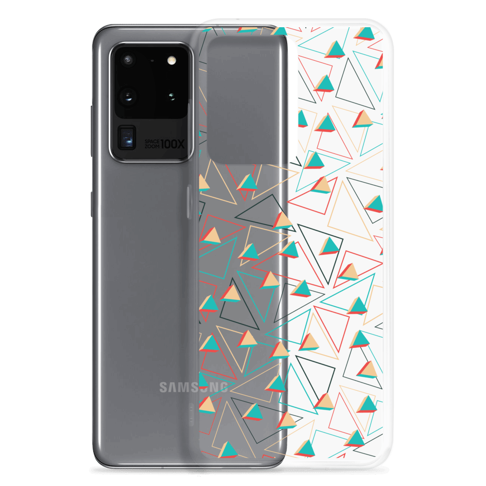Triangular Candied Clear Samsung Case TeeSpect