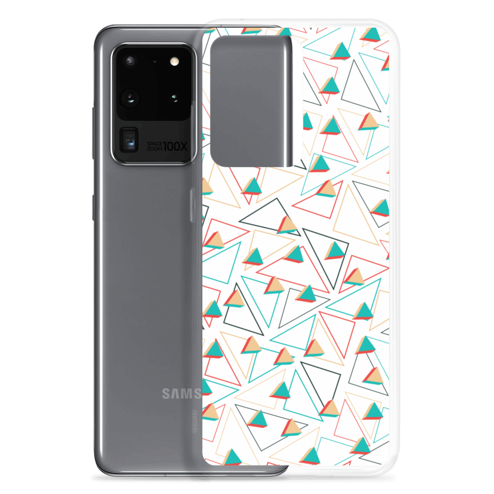 Triangular Candied White Samsung Case TeeSpect