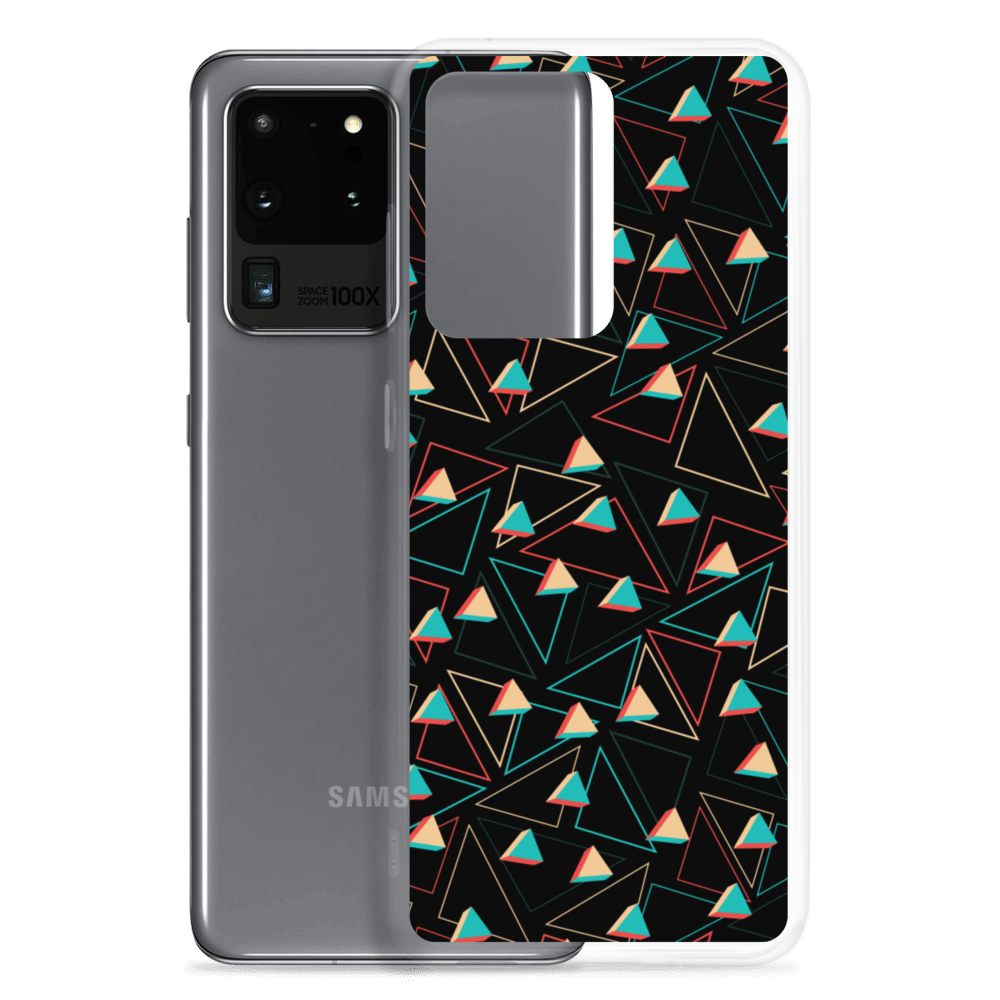 Triangular Candied Black Samsung Case TeeSpect