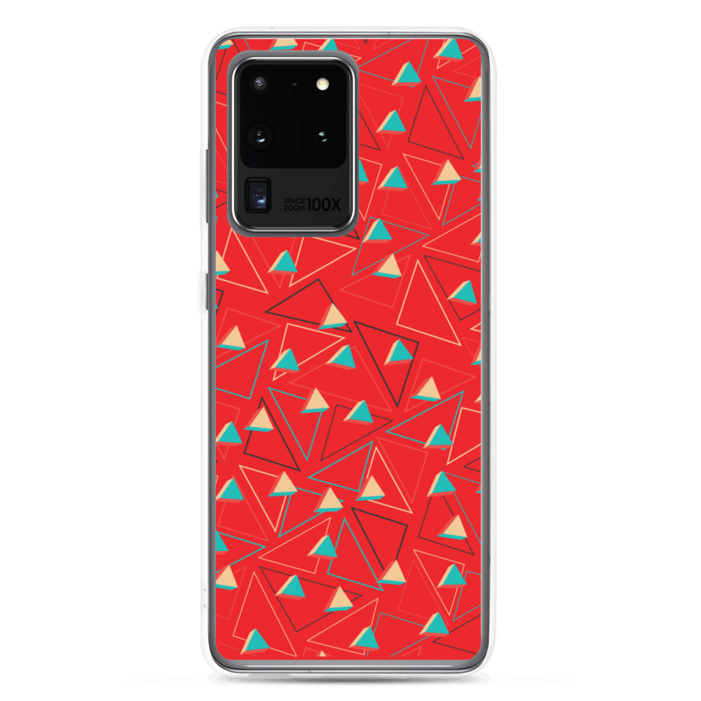 Triangular Candied Red Samsung Case TeeSpect