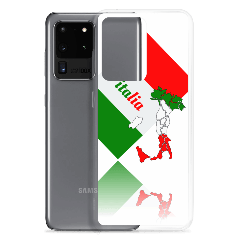 Elegant Italia - Italy Flag And Map Samsung White Case TeeSpect