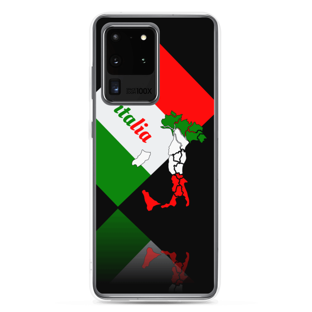 Elegant Italia - Italy Flag And Map Samsung Black Case TeeSpect