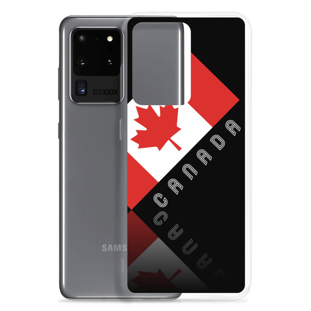 Elegant Maple Leaf Canada Samsung Black Case TeeSpect
